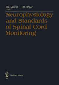 Vorderes Coverbild Neurophysiology and Standards of Spinal Cord Monitoring