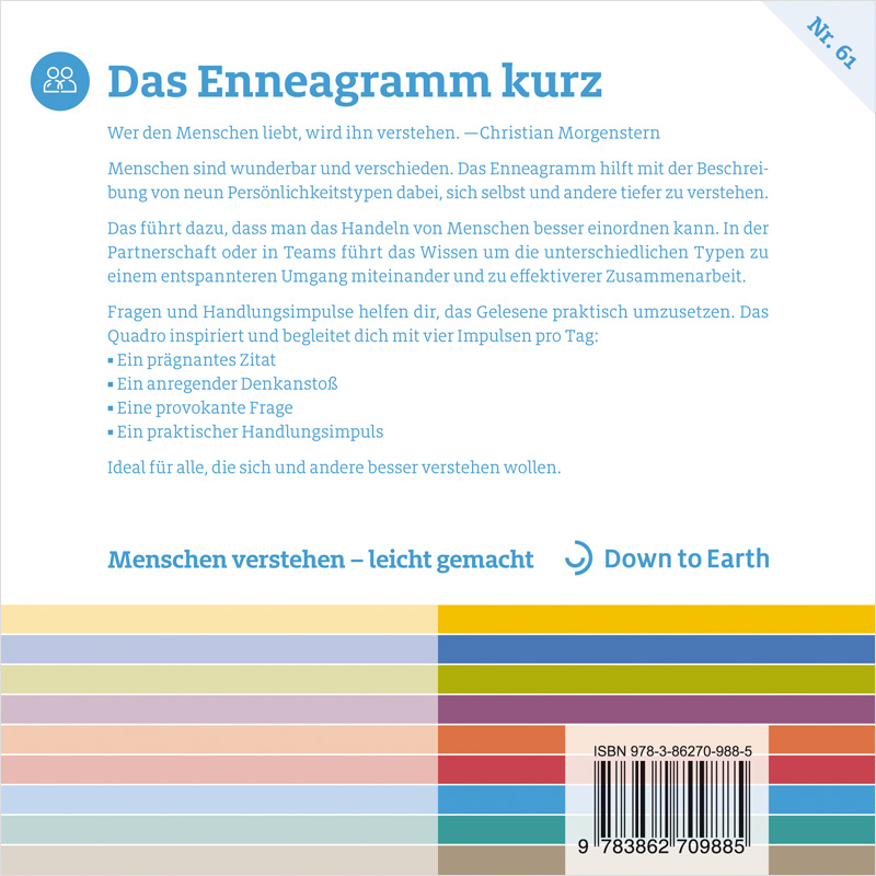 Rückseitencover Das Enneagramm kurz
