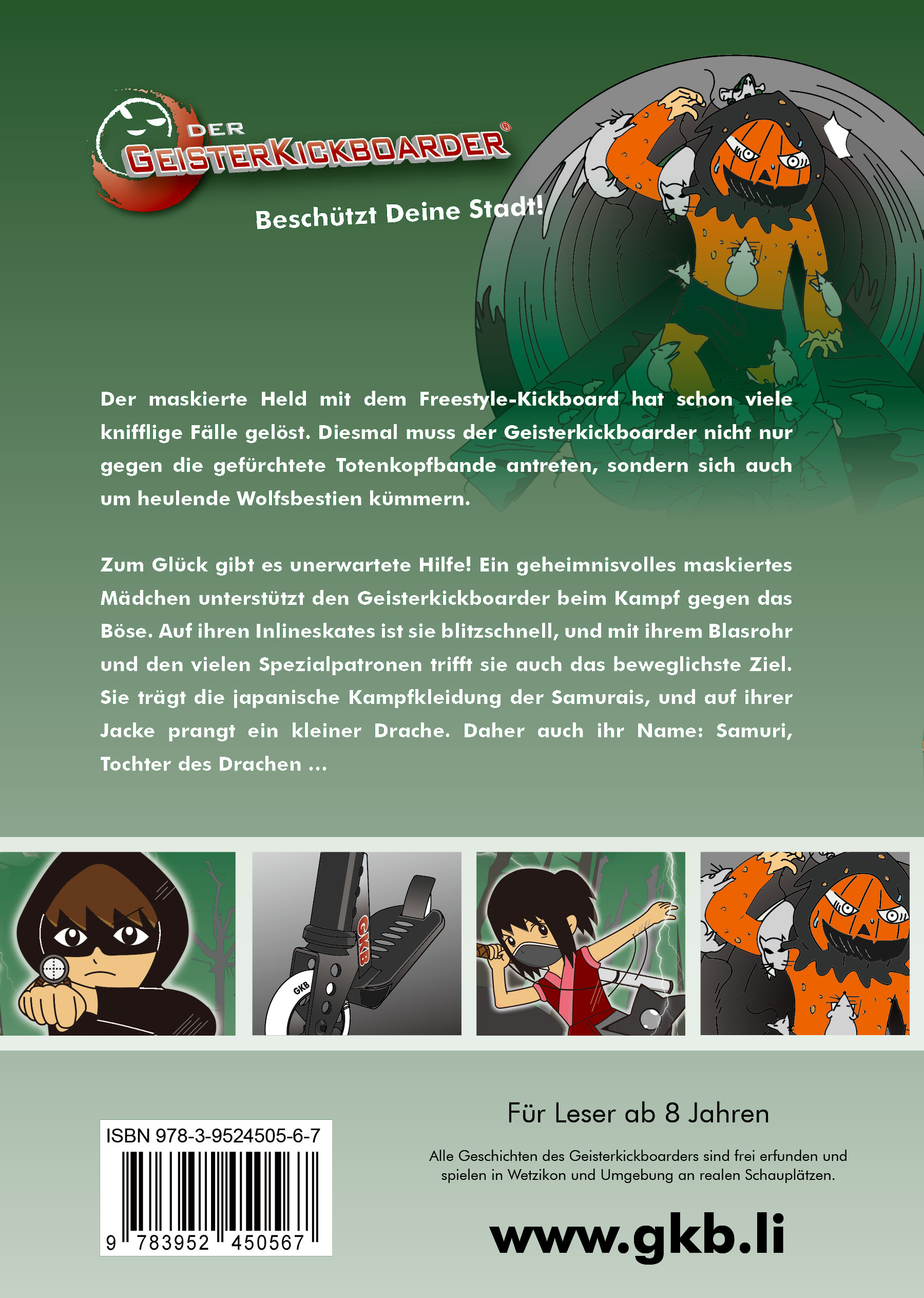 Rückseitencover Der Geisterkickboarder Band 3
