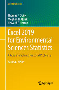 Vorderes Coverbild Excel 2019 for Environmental Sciences Statistics