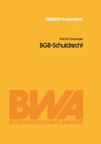 Vorderes Coverbild BGB-Schuldrecht