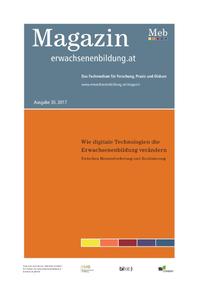Vorderes Coverbild Wie digitale Technologien die Erwachsenenbildung verändern