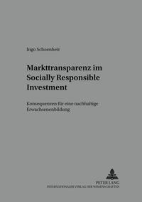 Vorderes Coverbild Markttransparenz im Socially Responsible Investment