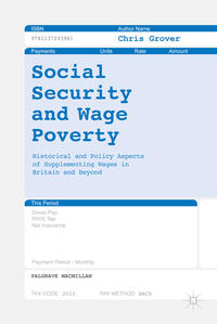 Vorderes Coverbild Social Security and Wage Poverty