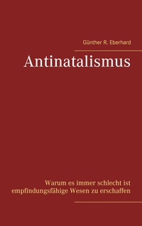 Vorderes Coverbild Antinatalismus