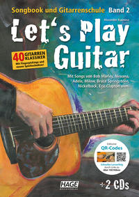 Vorderes Coverbild Let's Play Guitar - Band 2 mit 2 CDs und QR-Codes