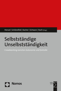 Vorderes Coverbild Selbstständige Unselbstständigkeit