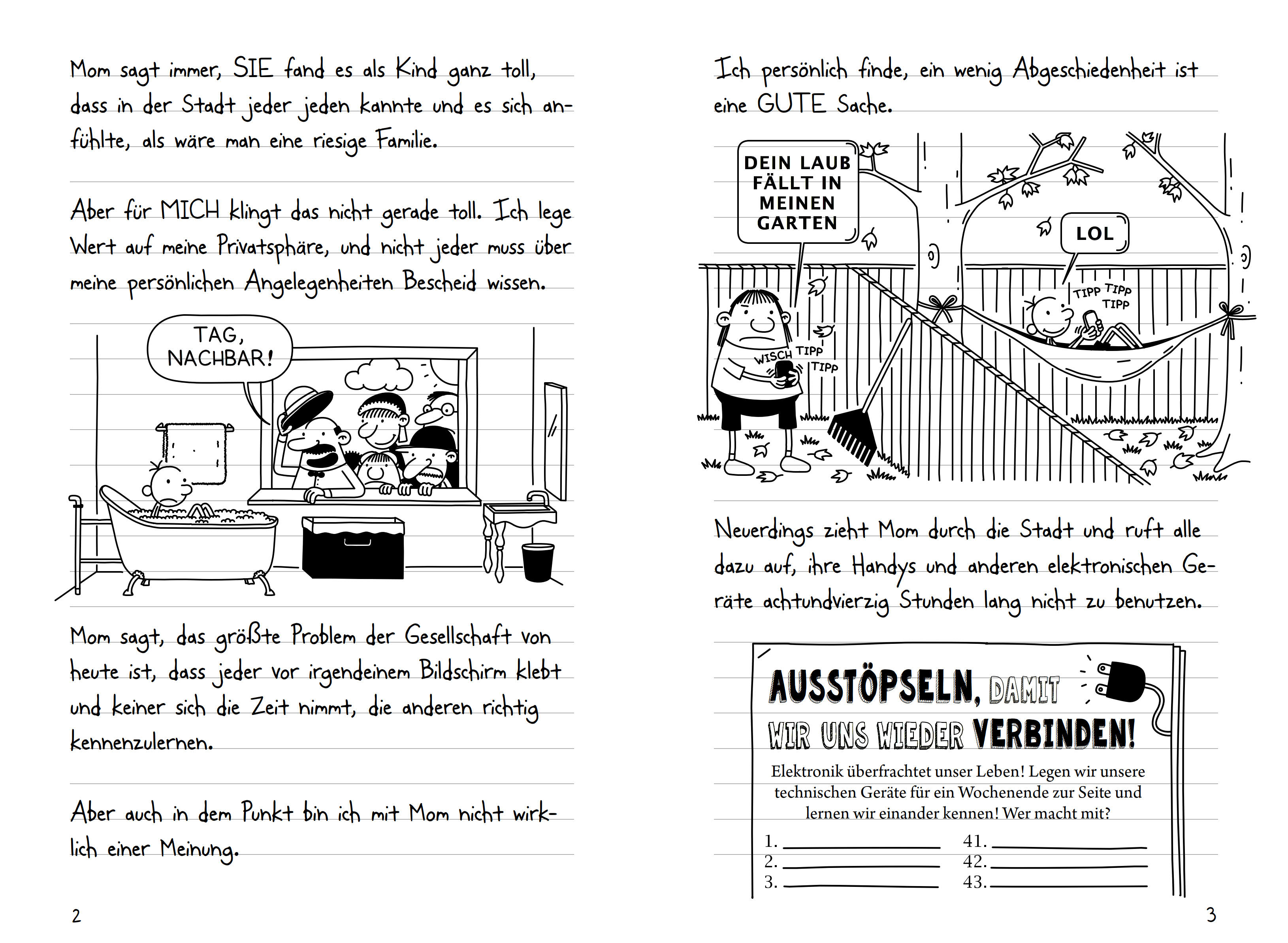 Beispielinhalt (Bild) Gregs Tagebuch 10 - So ein Mist!