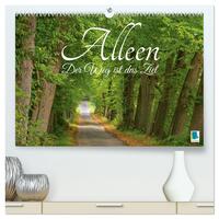 Vorderes Coverbild Alleen: Der Weg ist das Ziel (hochwertiger Premium Wandkalender 2026 DIN A2 quer), Kunstdruck in Hochglanz