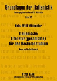 Vorderes Coverbild Italienische Literatur(geschichte) für das Bachelorstudium