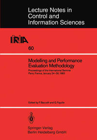 Vorderes Coverbild Modelling and Performance Evaluation Methodology
