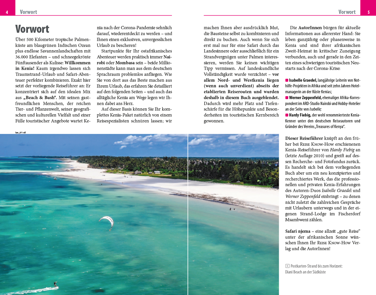 Beispielinhalt (Bild) Reise Know-How Reiseführer Kenia