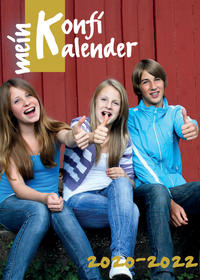 Vorderes Coverbild mein Konfikalender 2020-2022