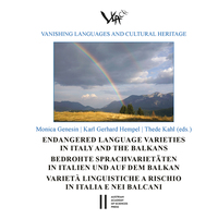 Vorderes Coverbild Endangered Language Varieties in Italy and the Balkans