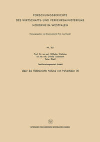 Vorderes Coverbild Über die fraktionierte Fällung von Polyamiden (II)