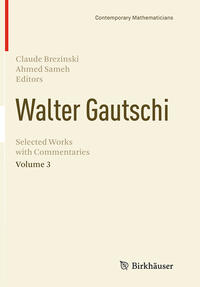 Vorderes Coverbild Walter Gautschi, Volume 3