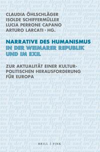 Vorderes Coverbild Narrative des Humanismus in der Weimarer Republik und im Exil