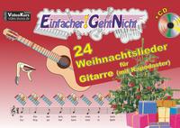 Vorderes Coverbild Einfacher!-Geht-Nicht: 24 Weihnachtslieder für Gitarre mit Kapodaster incl. CD