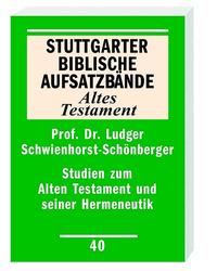 Vorderes Coverbild Studien zum Alten Testament und seiner Hermeneutik