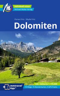 Vorderes Coverbild Dolomiten Reiseführer Michael Müller Verlag