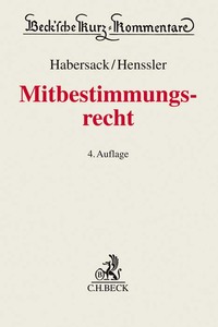 Vorderes Coverbild Mitbestimmungsrecht. MitbestR