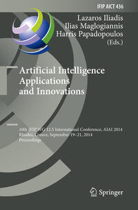 Vorderes Coverbild Artificial Intelligence Applications and Innovations