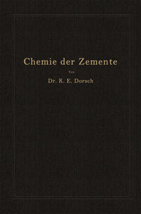 Vorderes Coverbild Chemie der Zemente (Chemie der hydraulischen Bindemittel)