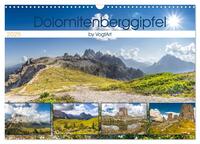 Vorderes Coverbild Dolomitenberggipfel (Wandkalender 2025 DIN A3 quer), CALVENDO Monatskalender