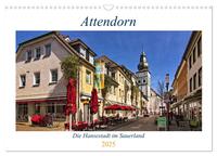 Vorderes Coverbild Attendorn, die Hansestadt im Sauerland (Wandkalender 2025 DIN A3 quer), CALVENDO Monatskalender
