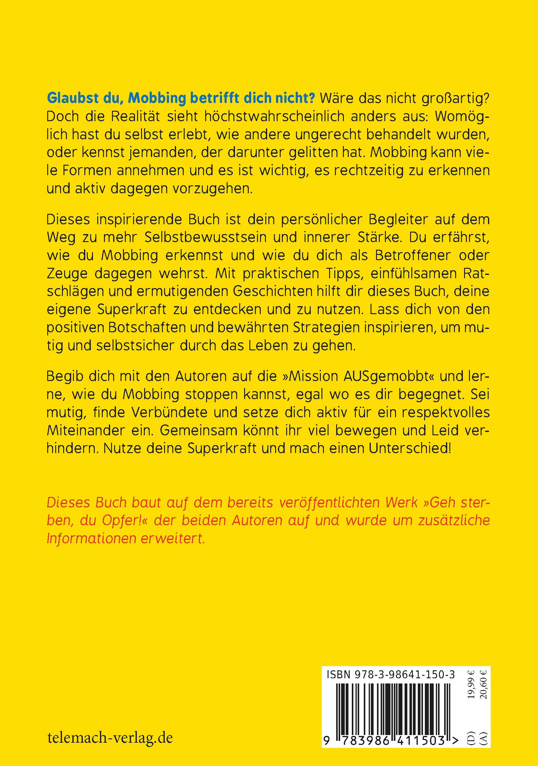 Rückseitencover Mut ist deine Superkraft