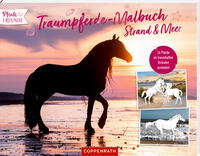 Vorderes Coverbild Traumpferde-Malbuch: Strand & Meer