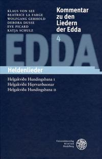 Vorderes Coverbild Kommentar zu den Liedern der Edda / Heldenlieder