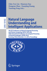 Vorderes Coverbild Natural Language Understanding and Intelligent Applications