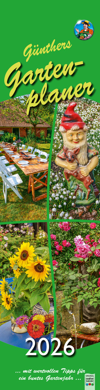 Vorderes Coverbild Günthers Gartenplaner 2026