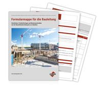 Vorderes Coverbild Formularmappe für die Bauleitung