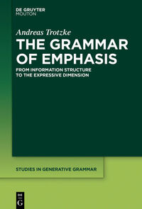 Vorderes Coverbild The Grammar of Emphasis