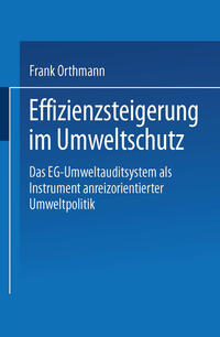 Vorderes Coverbild Effizienzsteigerung im Umweltschutz
