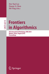 Vorderes Coverbild Frontiers in Algorithms