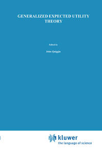 Vorderes Coverbild Generalized Expected Utility Theory