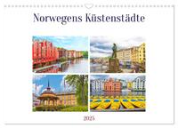 Vorderes Coverbild Norwegens Küstenstädte (Wandkalender 2025 DIN A3 quer), CALVENDO Monatskalender