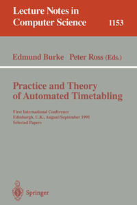 Vorderes Coverbild Practice and Theory of Automated Timetabling