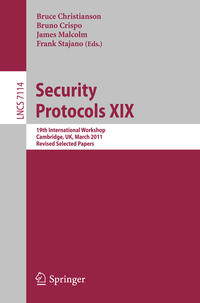Vorderes Coverbild Security Protocols XIX