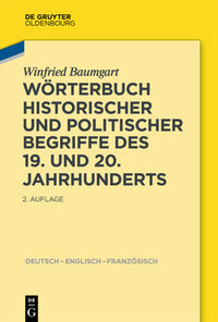 Vorderes Coverbild Wörterbuch historischer und politischer Begriffe des 19. und 20. Jahrhunderts