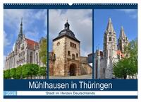 Vorderes Coverbild Mühlhausen in Thüringen - Stadt im Herzen Deutschlands (Wandkalender 2026 DIN A2 quer), CALVENDO Monatskalender