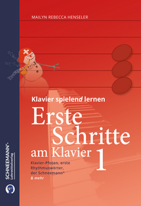 Vorderes Coverbild Erste Schritte am Klavier 1 | Das SCHNEEMANN®-Klavierlernsystem