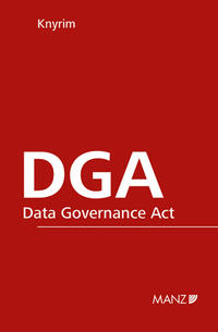 Vorderes Coverbild DGA - Data Governance Act
