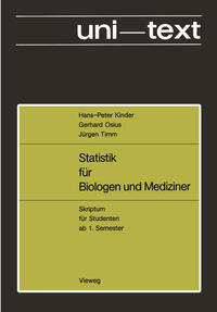 Vorderes Coverbild Statistik für Biologen und Mediziner