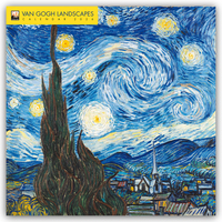 Vorderes Coverbild Vincent van Gogh – Landschaften 2026 – Original Flame Tree Publishing-Kalender [Kalender]