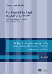 Vorderes Coverbild Das Potential der Regel aus «Rylands v. Fletcher»