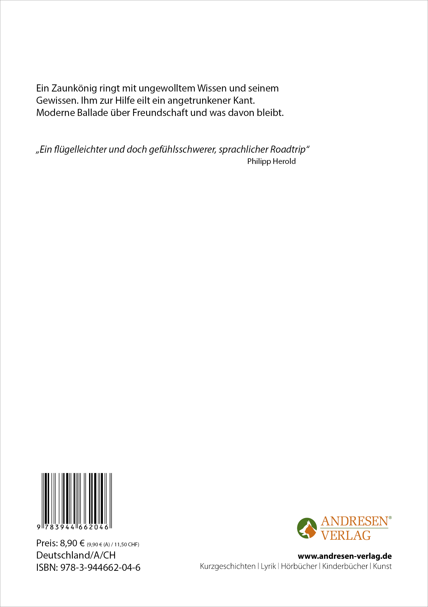 Rückseitencover Zaungast